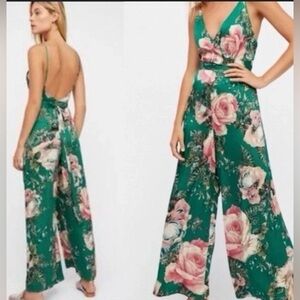 Free people back less romper in good condition